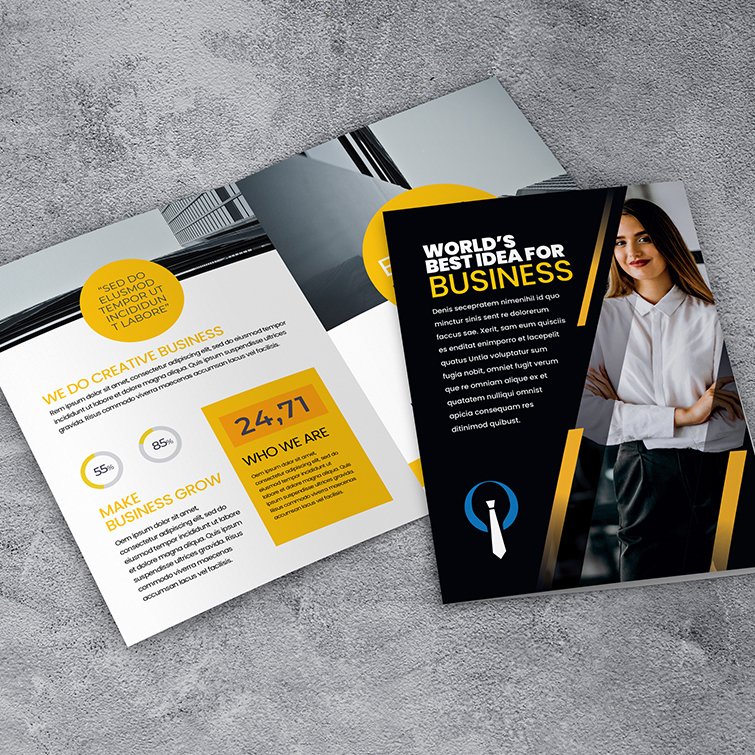 High-quality bound booklet