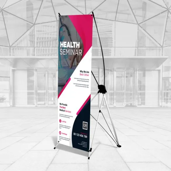 Vibrant outdoor banner